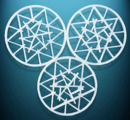 Snowflake Ring, PP, 90 mm