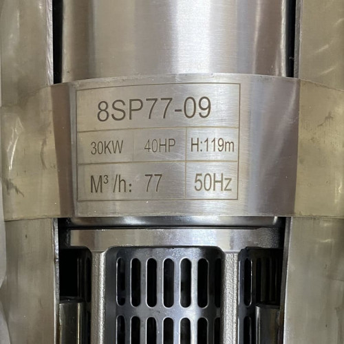 Bomba de pozo profundo 8SP77-09, 30kW, 380V (sustitución ЕЦВ 8-63-120)