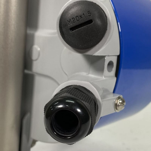 DN15 Przepływomierz rotametr ze stali nierdzewnej KLZZ PN6 (ciekła mieszanina alkoholi C2H5OH 96%), 5-50 l/h, 4-20mA, Ex