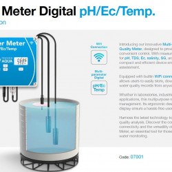 Mesureur multiparamétrique de la qualité de l'eau, pH, TDS, Ec, salinité, SG, température avec Wi-Fi