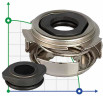 Sello de la bomba Grundfos CM, CME and Boosters R-706D 12, SIC/SIC, VITON, 304