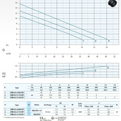 Tauchpumpe Dreno DNB 65-2/110 M mit S-förmigem zweikanaligem Laufrad