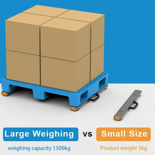 Портативные паллетные тензометрические весы с Bluetooth AD1 до 1500 кг (1 модуль)