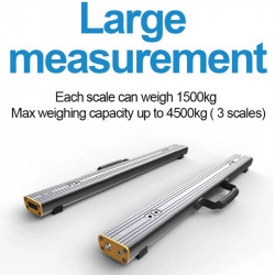 Pèse-palette portable à jauge de contrainte avec Bluetooth AD1 jusqu'à 1500 kg (1 balance)