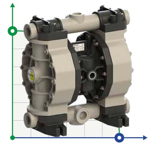 PHOENIX P160 PP Hytrel+PTFE ATEX pompa membranowa pneumatyczna