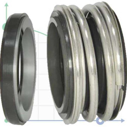 Mechanical seal R-MG1 14, CAR/SIC, VITON, 304, G60