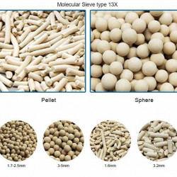 Молекулярне сито 13X, Sphere, 3,0-5,0 mm