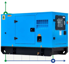 Industrial diesel generator XHYC-20GF with ATS, engine Cummins 20kVA, 20kW, 380V/50HZ closed type