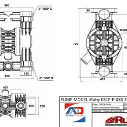Насос для химии RUBY 081P-P-STPT