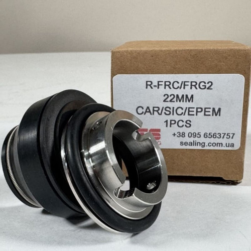 Механическое торцевое уплотнение насоса FRISTAM R-FRC 22, CAR/SIC, EPDM, 304, FRG2