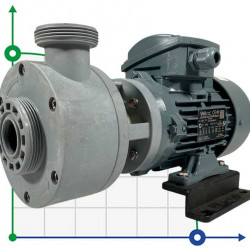 Bomba de plástico DiaPump PAra productos químicos DiaPump PA1037 PP, 0,37 kW, 3000 rpm, 380V