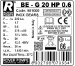 BE-G 20 HP 0.6 gear pump