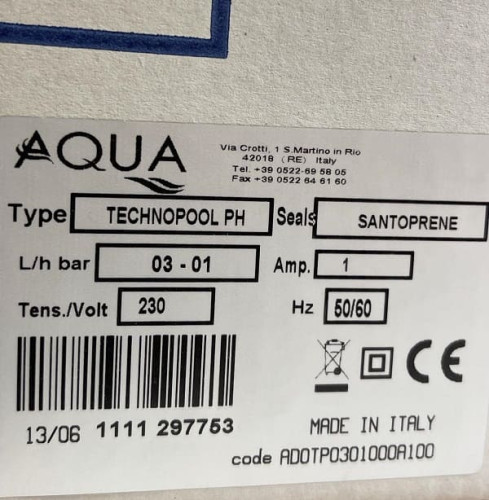 TECHNOPOOL PН 3-1 230V Santoprene станция автоматического дозирования