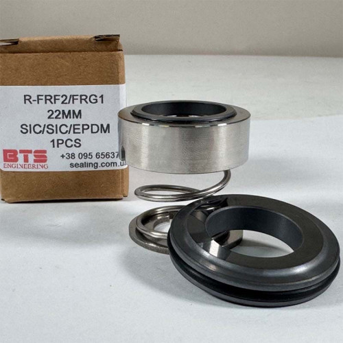 Механическое торцевое уплотнение насоса FRISTAM R-FRF2 22, SIC/SIC, EPDM, 304, FRG1