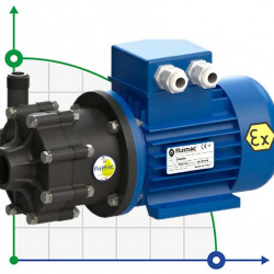 Magnetgekuppelte Pumpe FLUIMAC COMPASS CM 4 PVDF, 0,12 kW, 380V, Ex