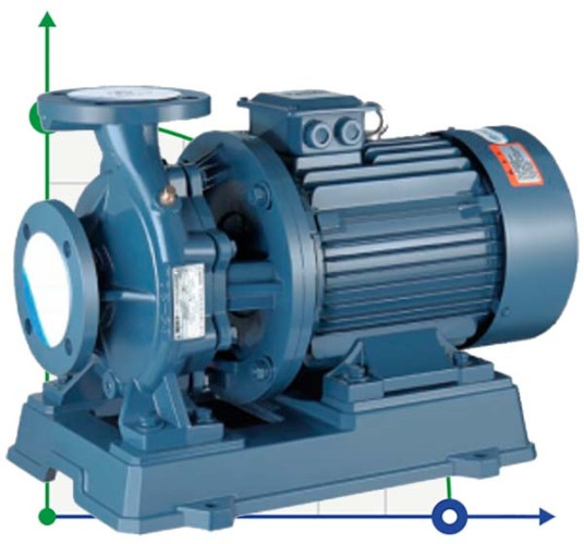 BGW 150-400B (174/38), 30kW, 1480 centrifugal horizontal pump