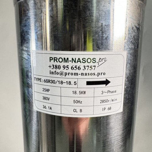 Motor für 6-Zoll-Bohrlochpumpe 130QJ-18,5 kW, 380V, NEMA