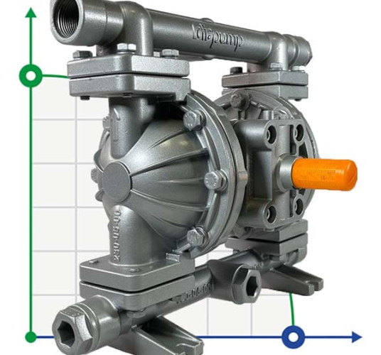 Мембранный насос с пневмоприводом DPX 05 AL/T