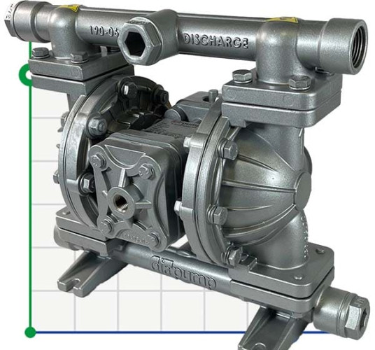 Мембранный насос с пневмоприводом DPX 05 AL/T