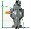 Мембранный насос с пневмоприводом DPX 05 AL/T