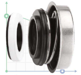 Joint d'huile de pompe à moteur R-6A 12, SIC/SIC, NBR, 304