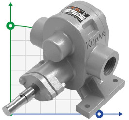 Kupar KHP 1 1/2 pulgadas-C, AISI 316, 4-11,5 m3/h para productos químicos viscosos