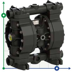 PHOENIX P160 PVDF ATEX Pneumatische Membranpumpe