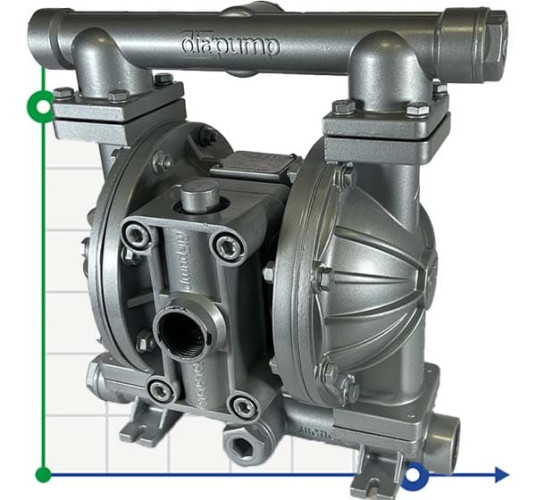 Мембранный насос с пневмоприводом DiaPump DPX 10 AL/T PRO