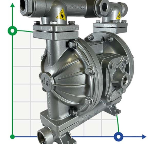 Мембранный насос с пневмоприводом DiaPump DPX 10 AL/T PRO