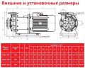 ADM 100.3 PVDF/30HP/2800RPM FLANGE насос с магнитной муфтой