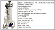 QH-2004-260-FFEB-OJAZ + MD-F-258FAE-5V38AYBS-3801 прецизійний хімічний фільтр
