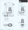 Submersible pump Dreno ATH 100-2 / 400 with centrifugal two-channel impeller