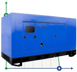 Industrieller Dieselgenerator XHYW-200GF mit ATS, motor Weichai 250kVA, 200kW, 380V/50HZ geschlossener Typ