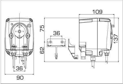 Перистальтический насос B-F 0301 230V