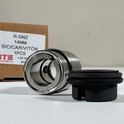 Uszczelnienie mechaniczne R-GNZ 14, SIC/CAR, VITON, 304, G16 do pomp Grundfos, Hilge Pumps, Sterling Sihi