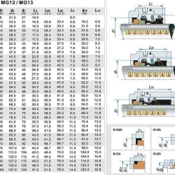 Fin Garniture mecanique R-MG13 16, SIC/SIC, EPDM, 304, G60