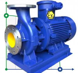 TKHWB 40/150-2.2/2 (11,7/28), 2,2 kW, AISI 304, 2900, Ex pompe horizontale en acier inoxydable
