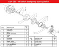 ADH 100 PP/B/0.75HP/TF/2800/BSP - Horizontal Centrifugal Pump