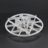 Snowflake plastic ring, PP, 93х34х1,5 mm, 1 m3