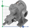 Kupar KHP Gear pump 2 Inch-C, AISI 316, 2-25 m3/h stainless