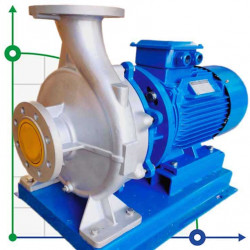 TKHW 150/300-90/2 (187/110), 90 kW, AISI 304, 2900 pompe horizontale en acier inoxydable