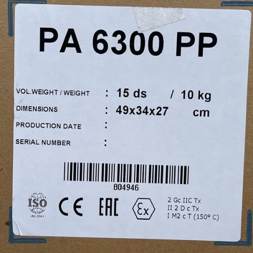 Насос химический кислотний, кислотостойкий DiaPump PA-6300 (0,37кВт)