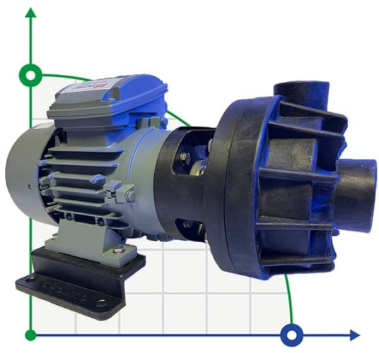 Насос химический кислотний, кислотостойкий DiaPump PA-6300 (0,37кВт)