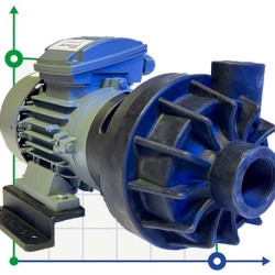 Chemiepumpe, säurefest DiaPump PA-6300 (0,37 kW)