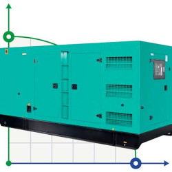 Industrial diesel generator XHYC-450GF with ATS, engine Cummins 500kVA, 450kW, 380V/50HZ closed type