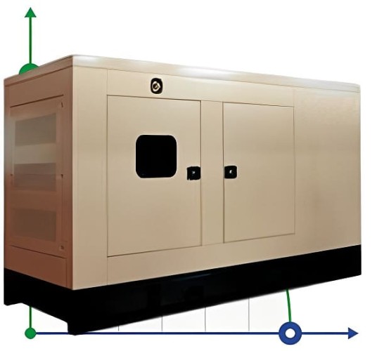 Industrieller Dieselgenerator XHYW-350GF mit ATS, motor Weichai 400kVA, 350kW, 380V/50HZ geschlossener Typ