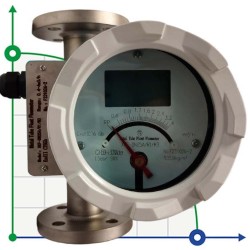 DN25 Caudalímetro de acero inoxidable LZ PN6 (líquido Mezcla de alcohol C2H5OH +Ho2 30%), 0,4...4,0 m3/h, 4-20mA, Ex, 0,9538g/cm3, +8/+80/+100°C