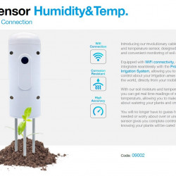 Capteur d'humidité et de température du sol avec Wi-Fi