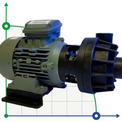 Kunststoff-Kreiselpumpe DiaPump PA-6400 (0,75 kW)