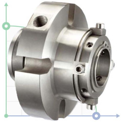 Double cartridge seal R-CARTEX(DN) 95, SIC/SIC/SIC/CAR, VITON, 304